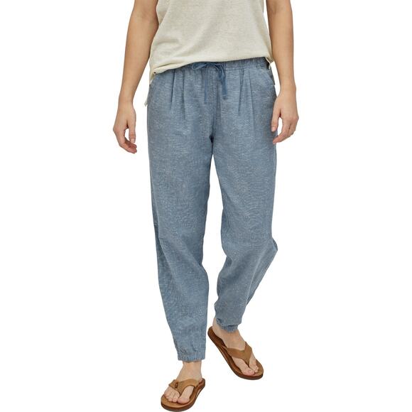 Patagonia Pants - Patagonia Island Hemp Beach Pants Women’s Small Blue Lightweight Minimalist